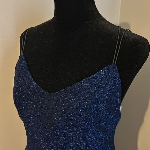 NWT Lulus dress Medium blue C - Picture 2 of 12